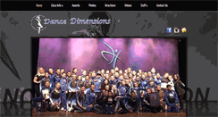 Desktop Screenshot of dancedimensionsalbany.com