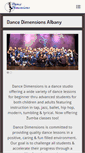 Mobile Screenshot of dancedimensionsalbany.com